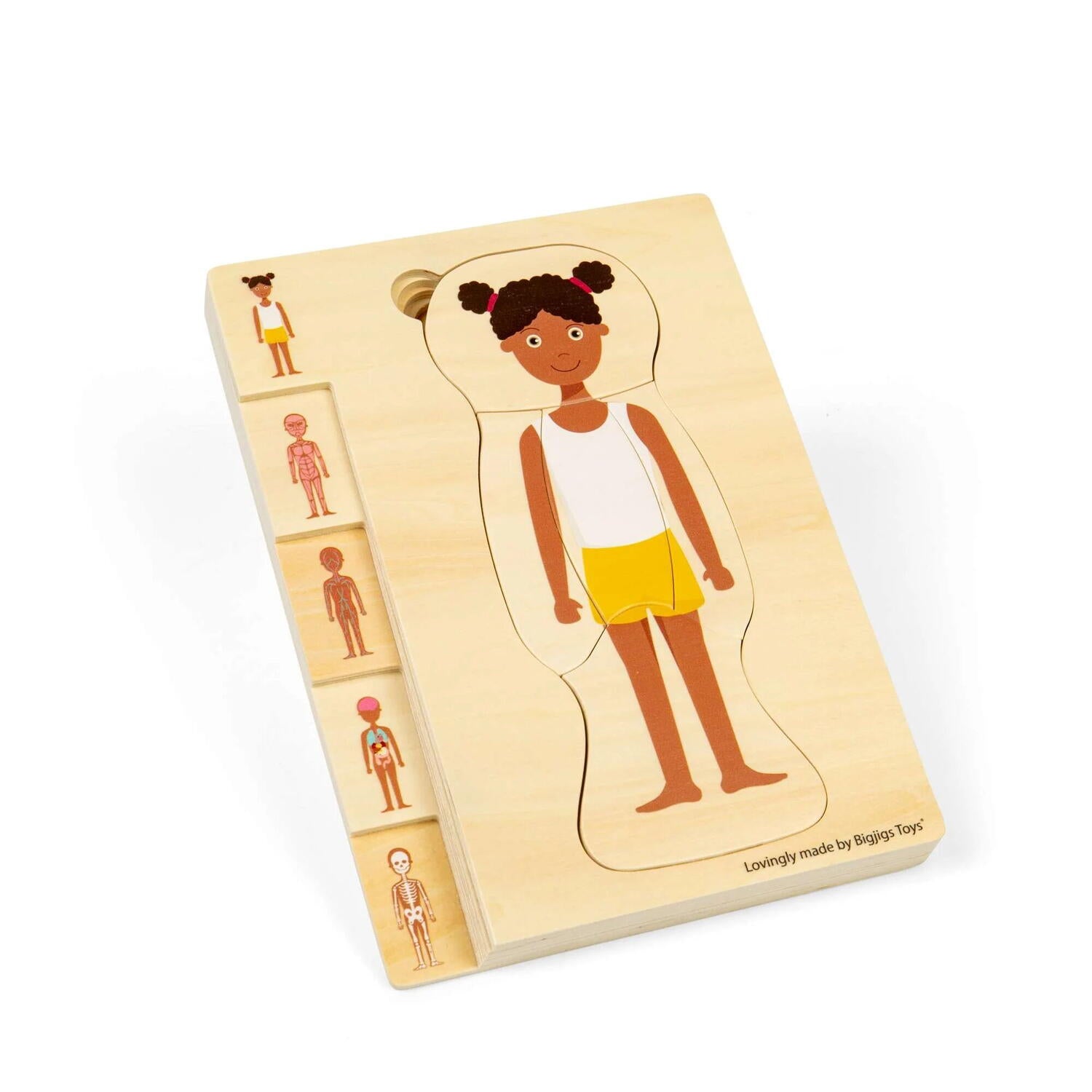 Puzzle anatomic din lemn - Fetita