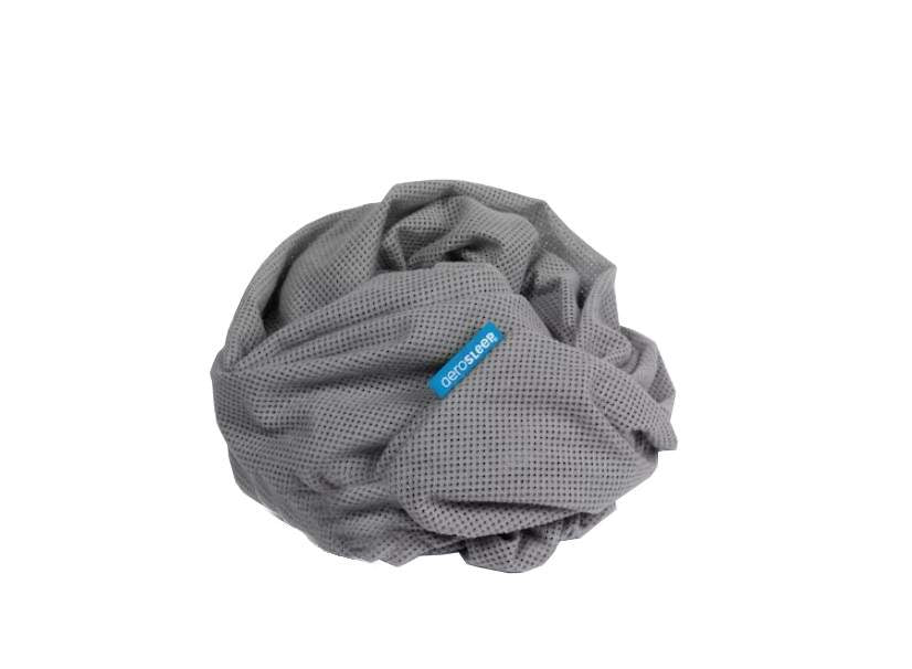 Grey Aerosleep Fitted Sheet 70 x 140