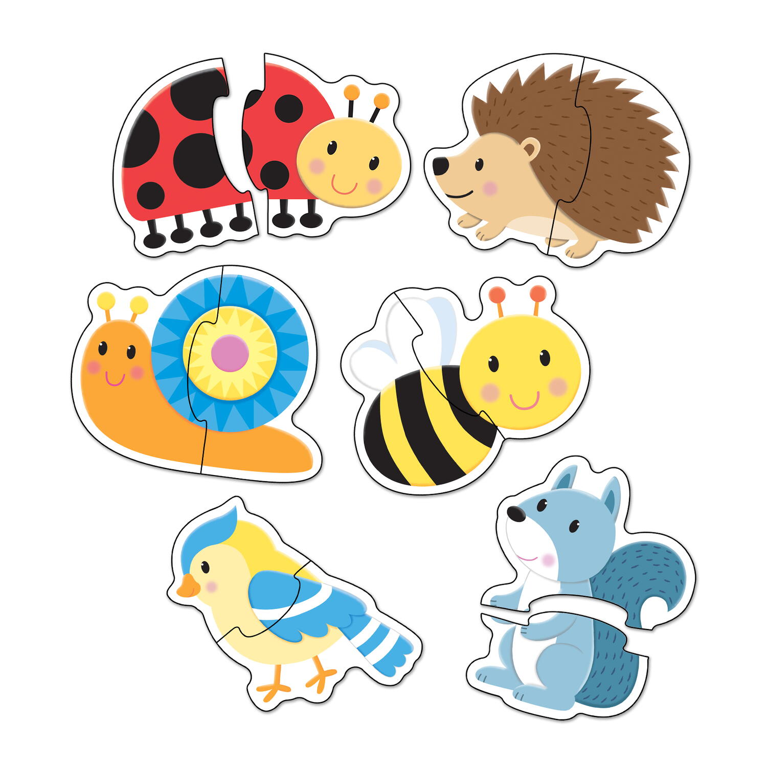 Baby puzzle: In gradina (2 piese)