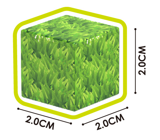 Cuburi magnetice - In natura 312 piese (2 cm)