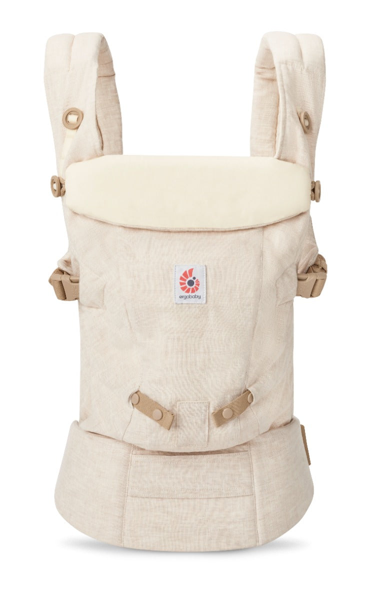Marsupiu Ergobaby Adapt , Natural Linen, 0 - 48 luni , 3,2 - 20,4 kg