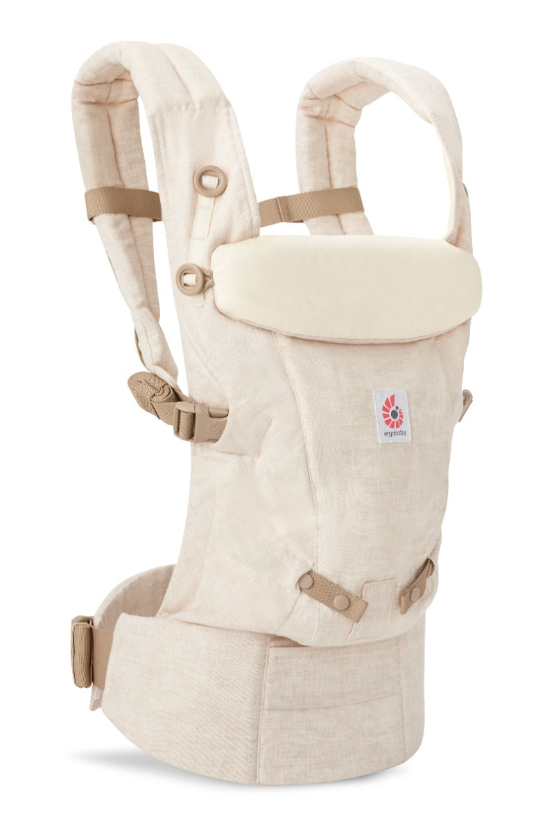 Marsupiu Ergobaby Adapt , Natural Linen, 0 - 48 luni , 3,2 - 20,4 kg