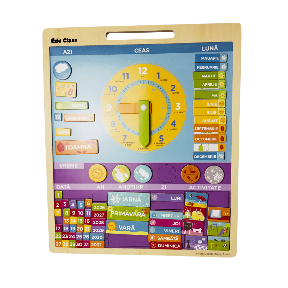 Calendar magnetic vremea - limba romana
