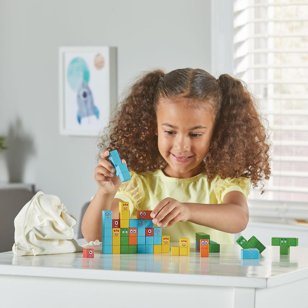 Set activitati cu cuburi din lemn - Numberblocks®
