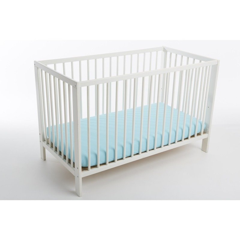 Aerosleep Fitted Sheet Aqua Blue 70 x 140