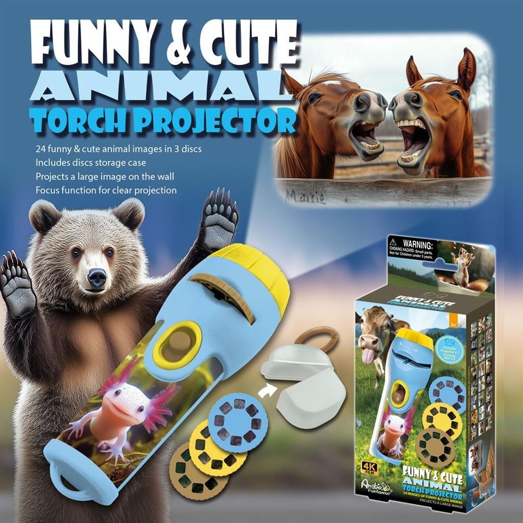 Proiector tip lanterna - Animalute amuzante