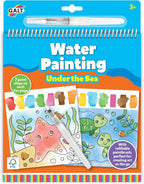 Water Painting: Carte de colorat Animalute marine
