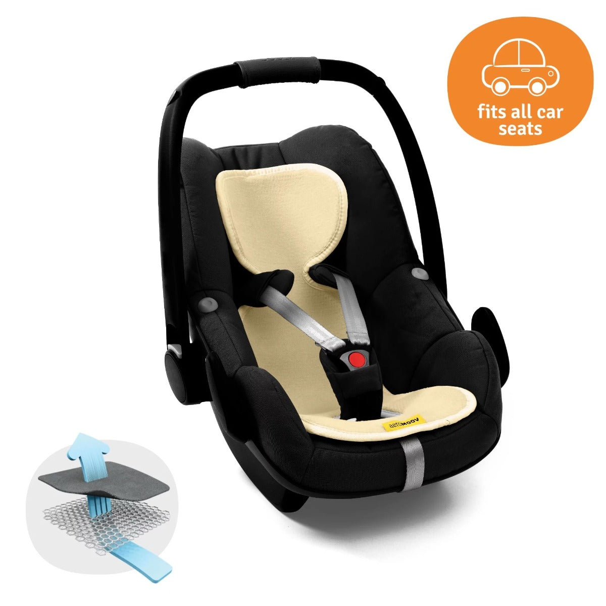 Anti-Sweat Car Seat Protection GR 0 Vanilla