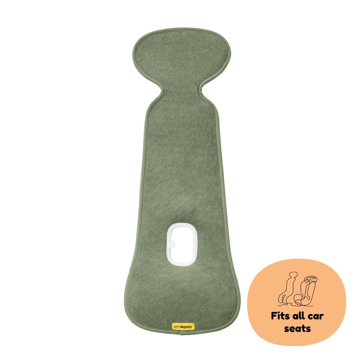 Car Seat Anti-Sweat Protector GR 1 + Organic Cotton Moss