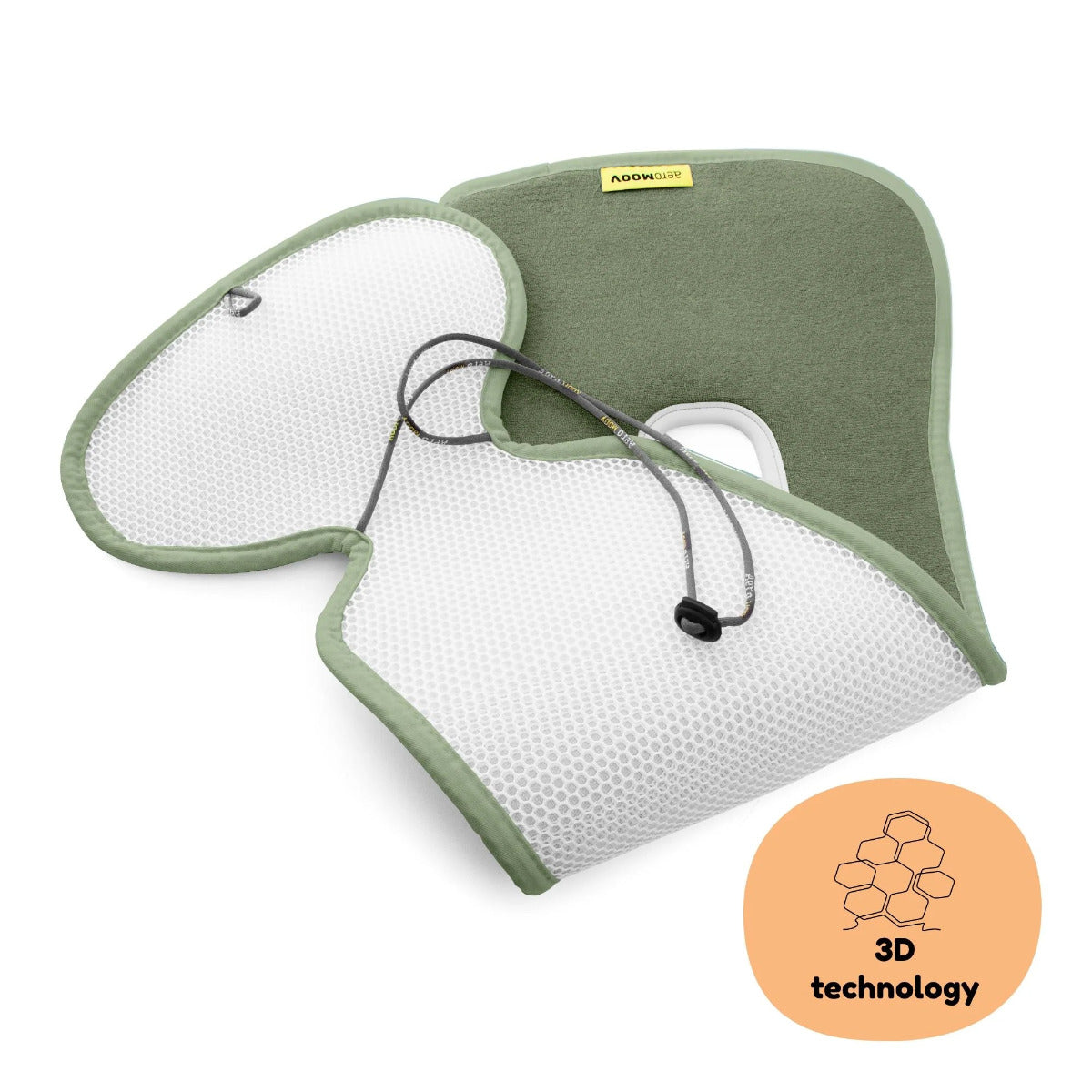 Car Seat Anti-Sweat Protector GR 1 + Organic Cotton Moss