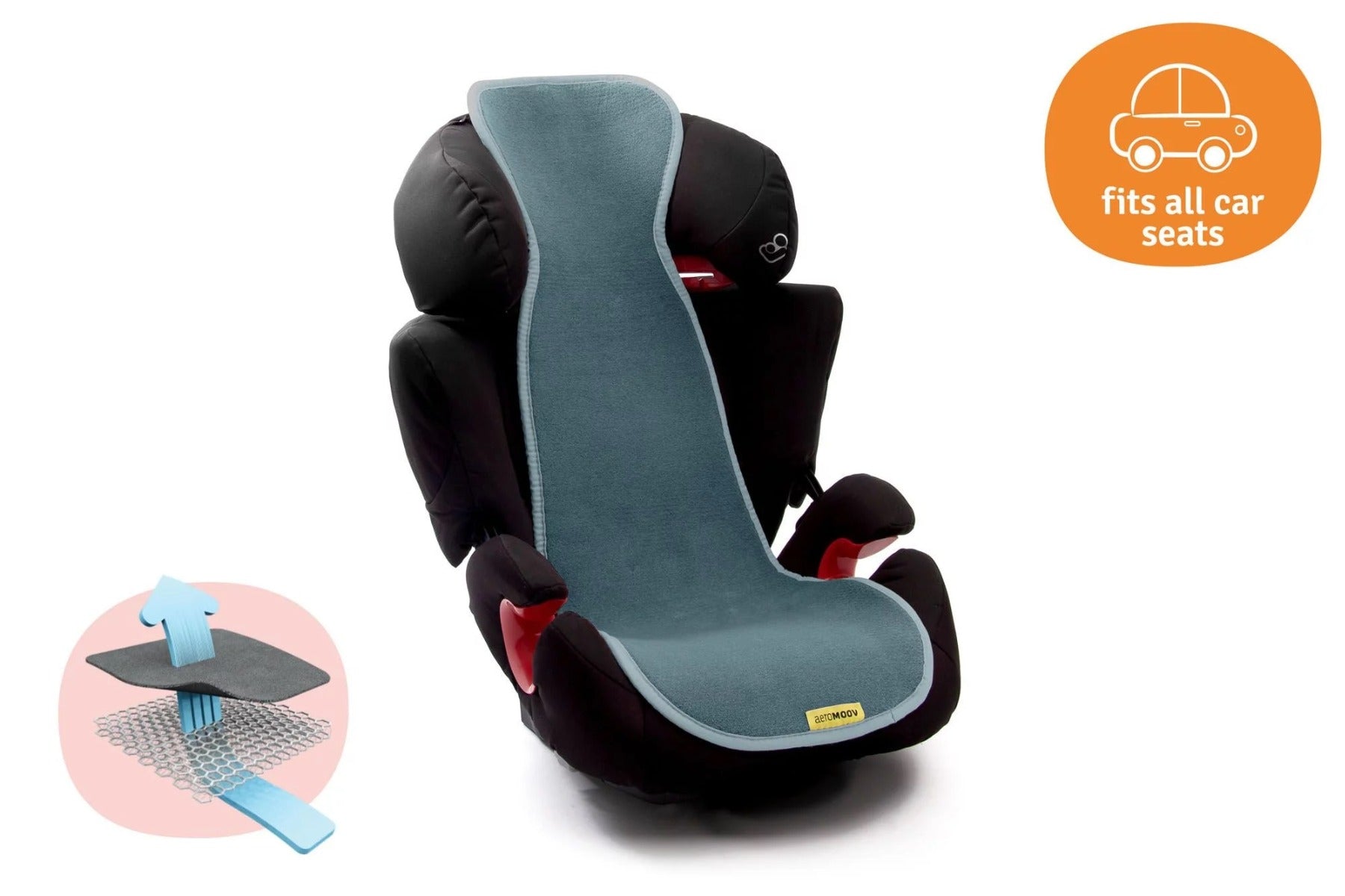 Anti-Sweat Protection Car Seat GR 2-3 BBC Organic Mint