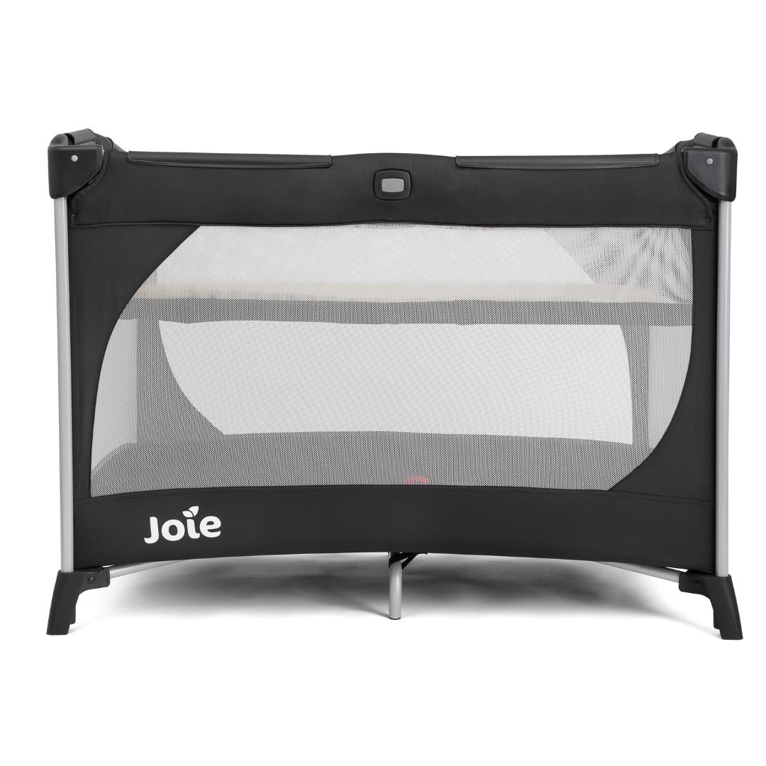 Joie - Patut pliant cu 2 niveluri Allura 120 cm, Black Ink