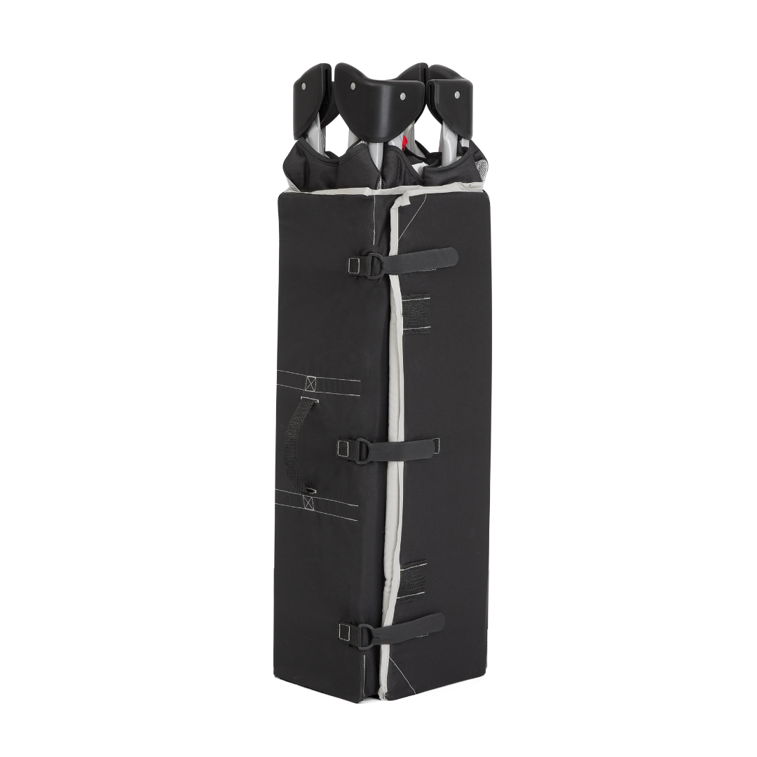 Joie - Patut pliant cu 2 niveluri Allura 120 cm, Black Ink