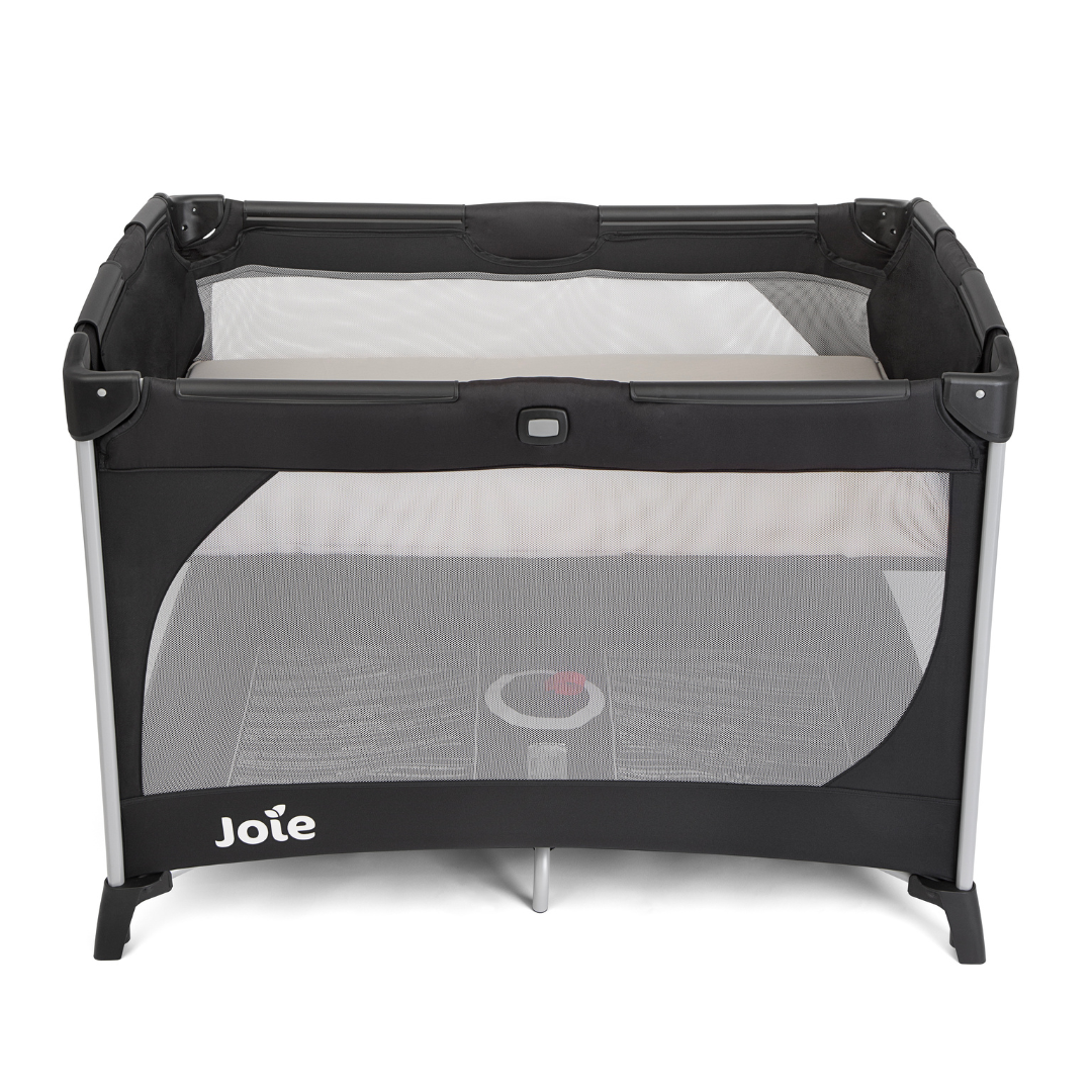 Joie - Patut pliant cu 2 niveluri Allura 120 cm, Black Ink