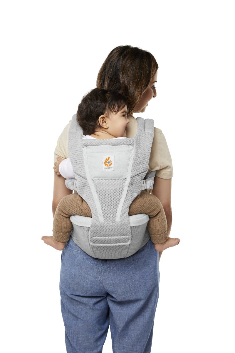 Marsupiu Alta Hip Ergobaby, 4 luni - 4 ani , 5.5-20.4 kg, Pearl Grey