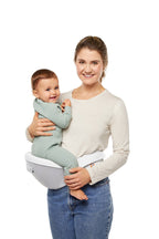 Marsupiu Alta Hip Ergobaby, 4 luni - 4 ani , 5.5-20.4 kg, Pearl Grey