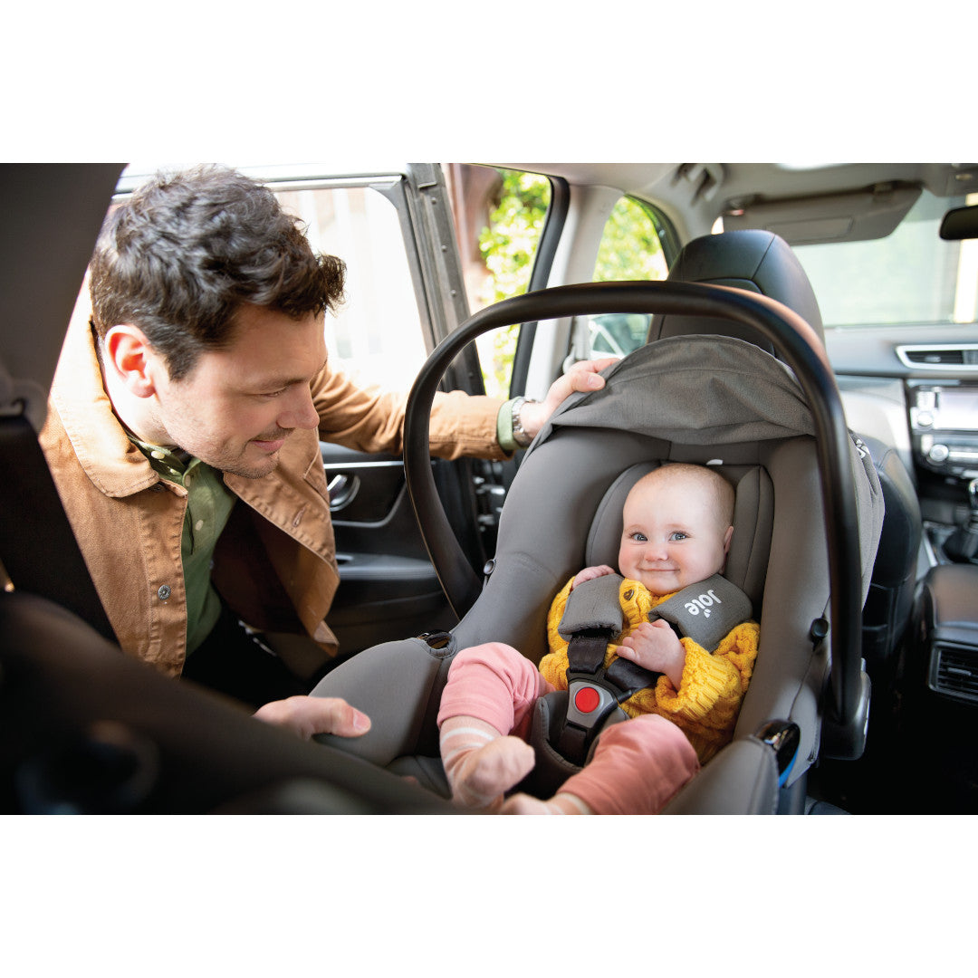 Joie - Scoica auto i-Snug 2 cu tetiera reglabila, 40-75 cm, Moonlight, testata ADAC si certificata R129