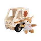 Egmont Toys Ambulanta din lemn cu mini figurina, 18 luni - 3 ani, lemn, conform EN71 si ASTM