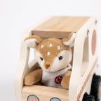 Egmont Toys Ambulanta din lemn cu mini figurina, 18 luni - 3 ani, lemn, conform EN71 si ASTM