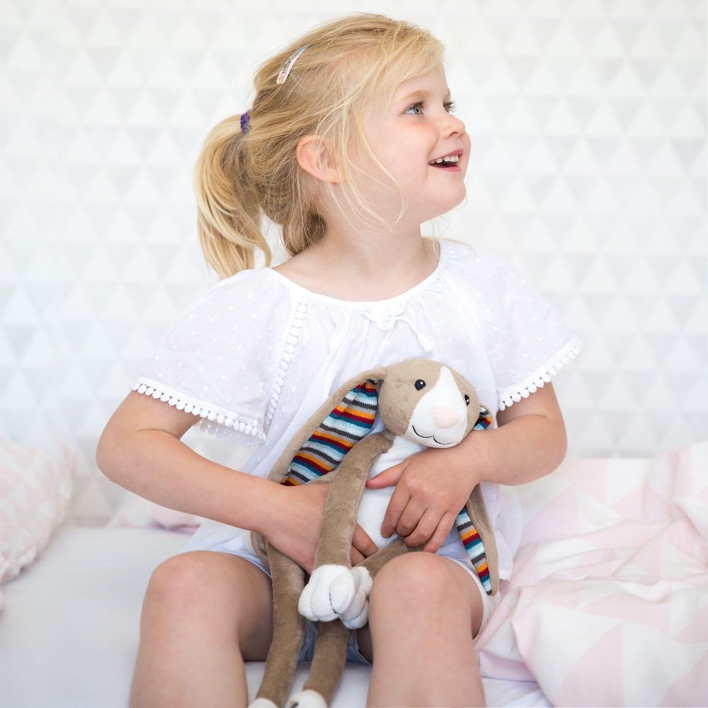 Zazu Kids Musical Luminous Sleep Buddy Bo the Bunny