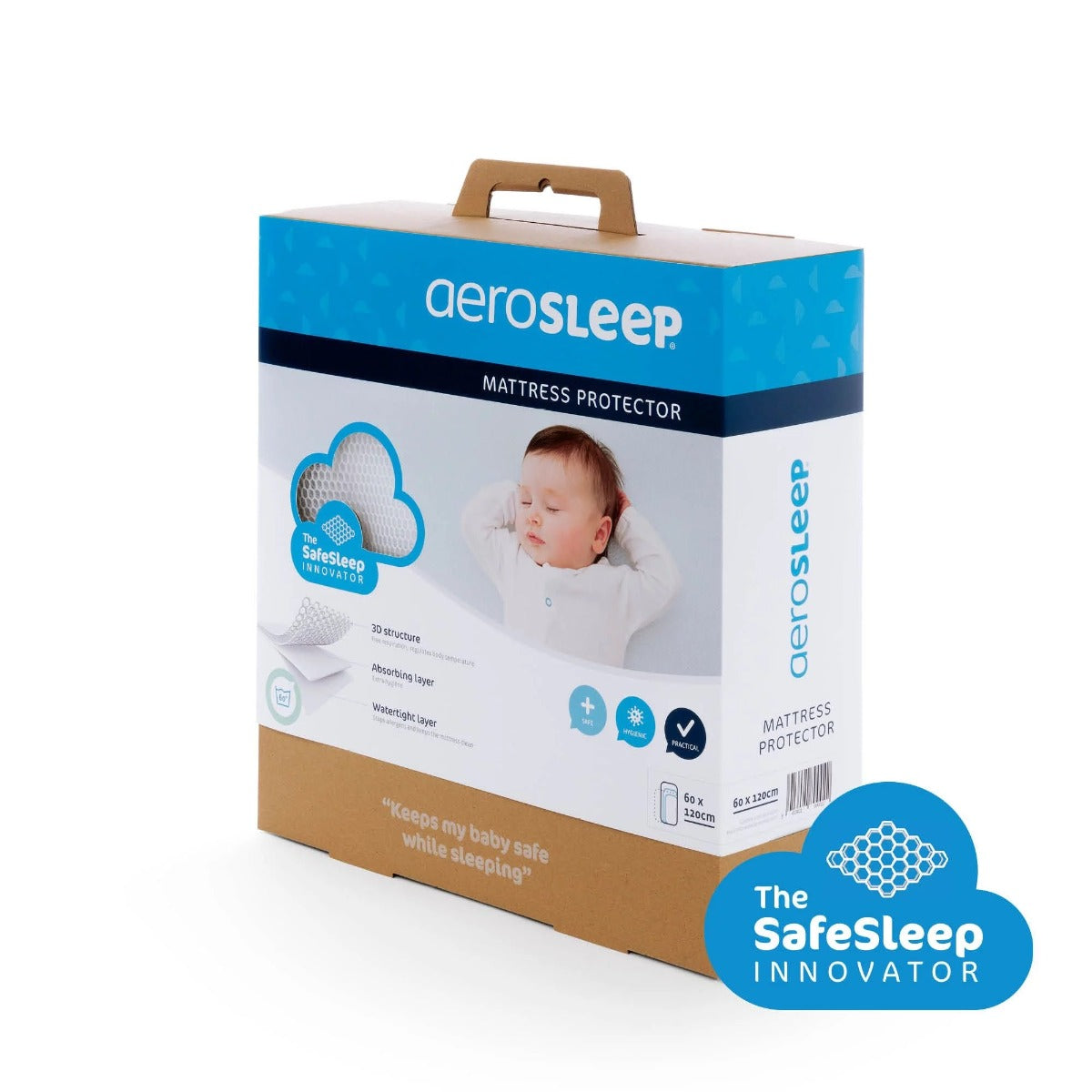 Waterproof Oval Mattress Protector 70 x 119 suitable for Stokke cot