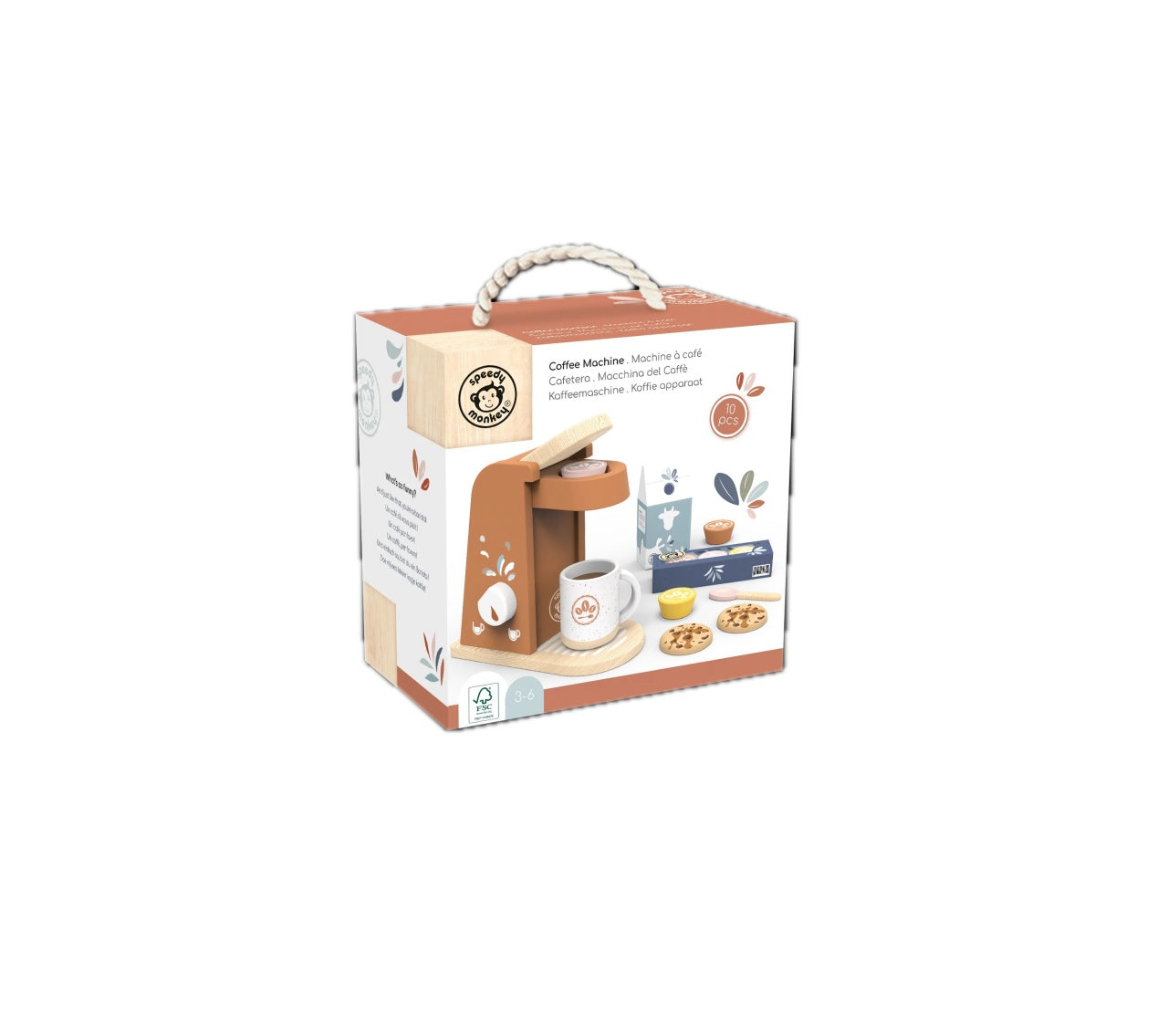 Aparat de cafea din lemn , Speedy Monkey