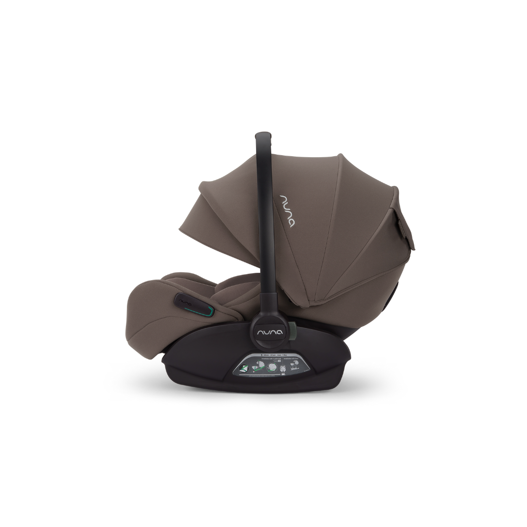 Nuna - Scoica auto cu functie de recline ARRA flex Chestnut, nastere-87 cm, testata ADAC si certificata R129