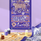 Atelier creativ 10 pentru adulti Pictura pe matase, Djeco