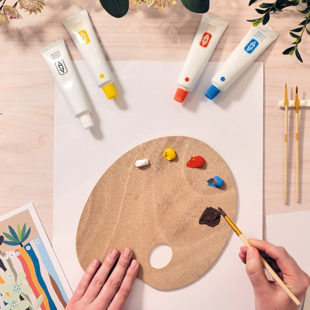 Atelier creativ 22 pentru adulti Pictura, Djeco