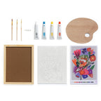 Atelier creativ 23 pentru adulti Pictura Flori, Djeco