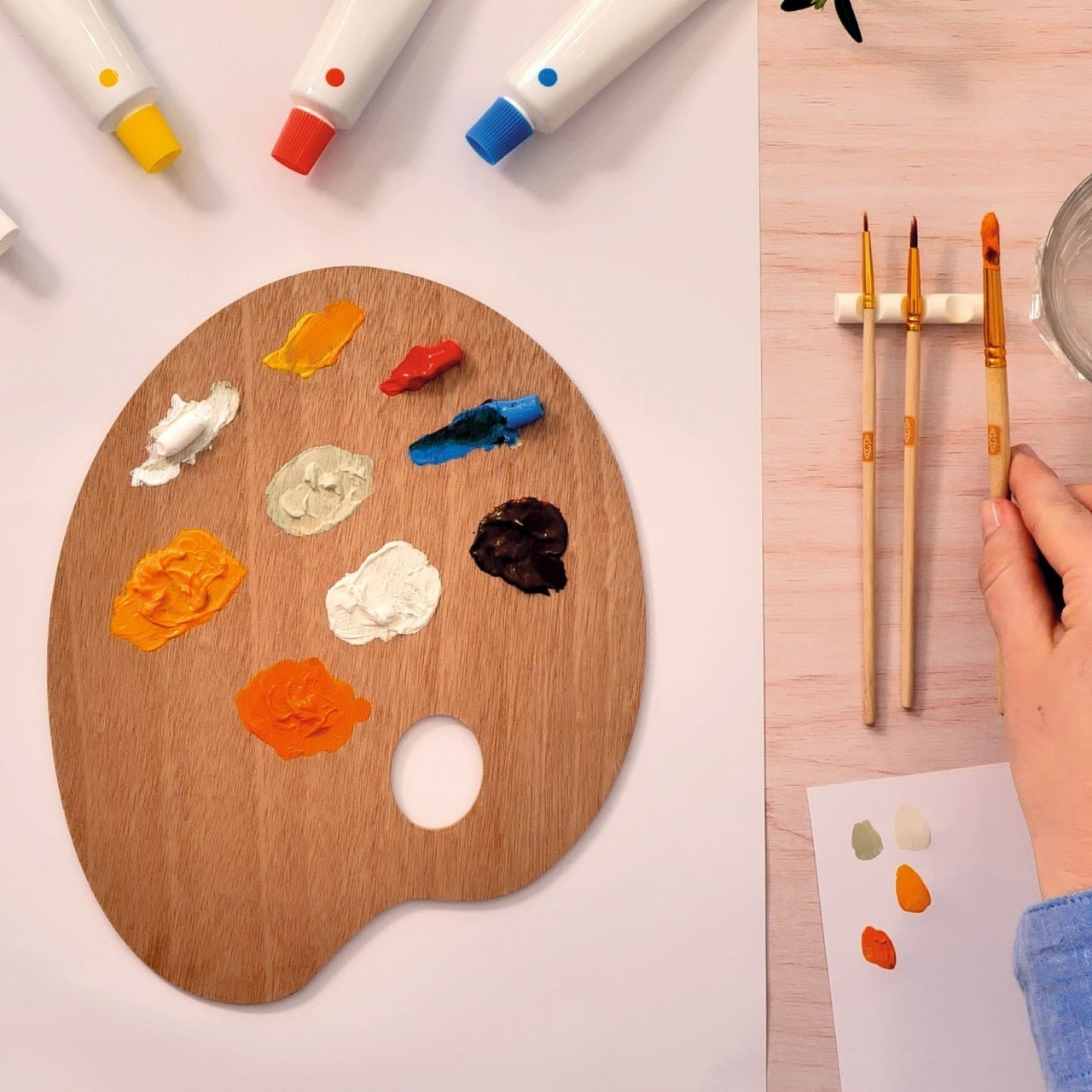 Atelier creativ 23 pentru adulti Pictura Flori, Djeco