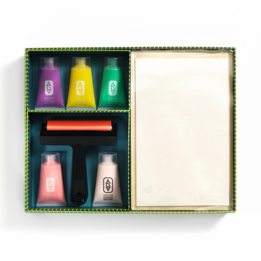 Atelier creativ 46 pentru adulti Imprimare pe gel, Djeco