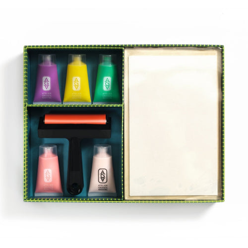 Atelier creativ 46 pentru adulti Imprimare pe gel, Djeco