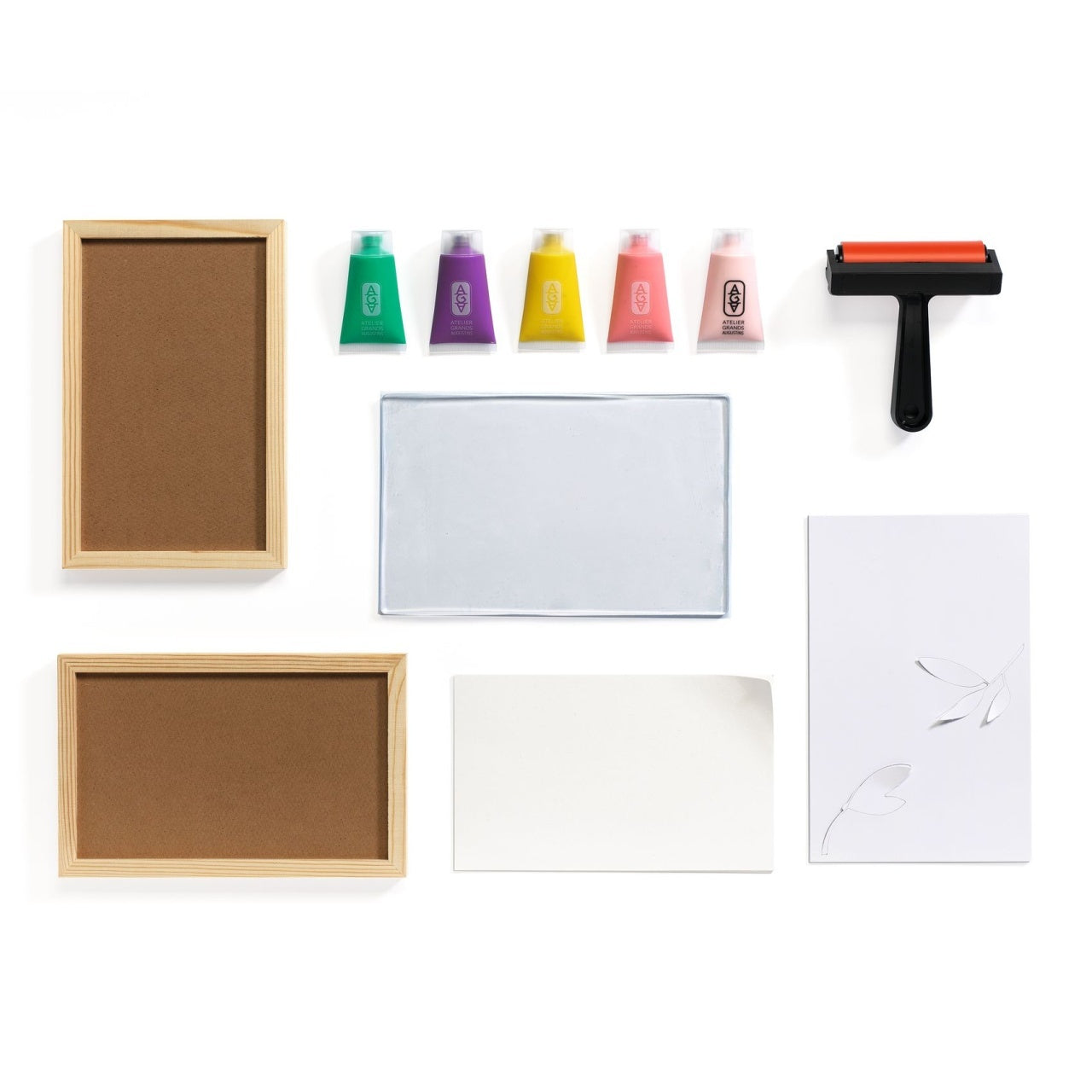 Atelier creativ 46 pentru adulti Imprimare pe gel, Djeco
