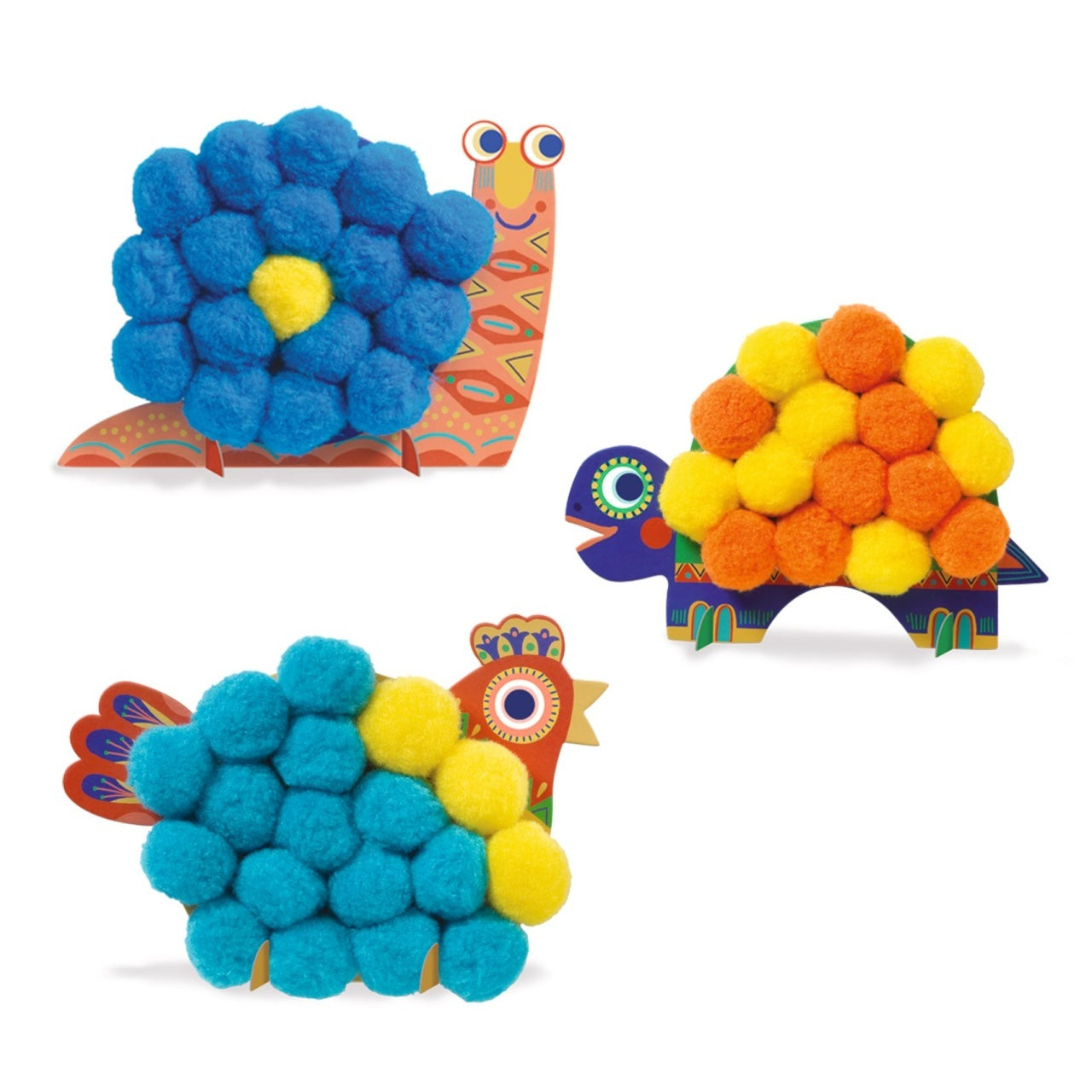 Atelier creativ Animale pufoase,Djeco