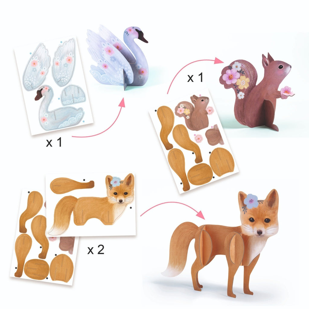 Atelier creativ Animalute dragalase, Djeco