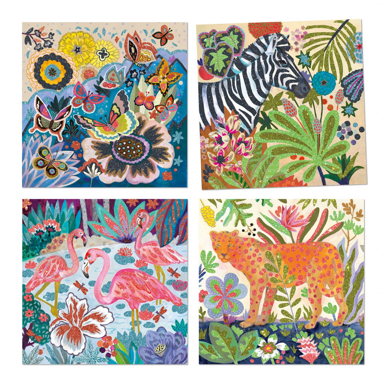 Atelier creativ cu sclipici Tropico, Djeco