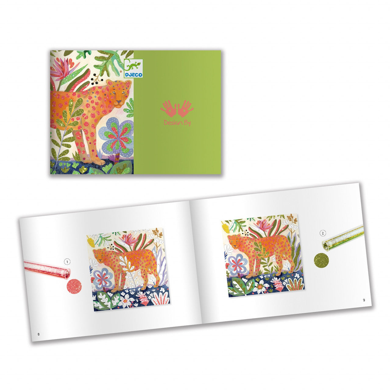 Atelier creativ cu sclipici Tropico, Djeco