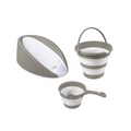 Set 3 in 1 cu suport anatomic pentru cadita - Gri