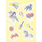 Carte de activitati cu abtibilduri - Unicorni magici