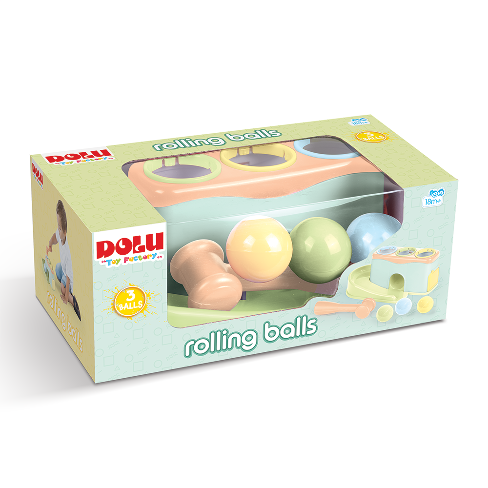 Jucarie dexteritate - Cursa bilutelor - Pastel