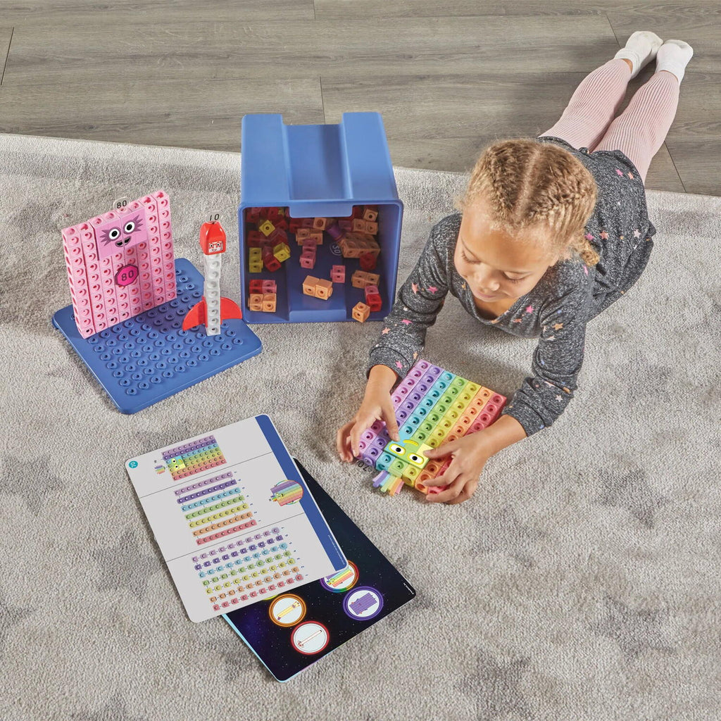 MathLink®Cubes Numberblocks Set activitati - Eroii cu Zero