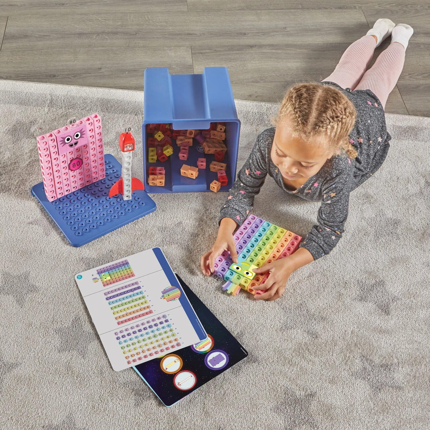 MathLink®Cubes Numberblocks Set activitati - Eroii cu Zero