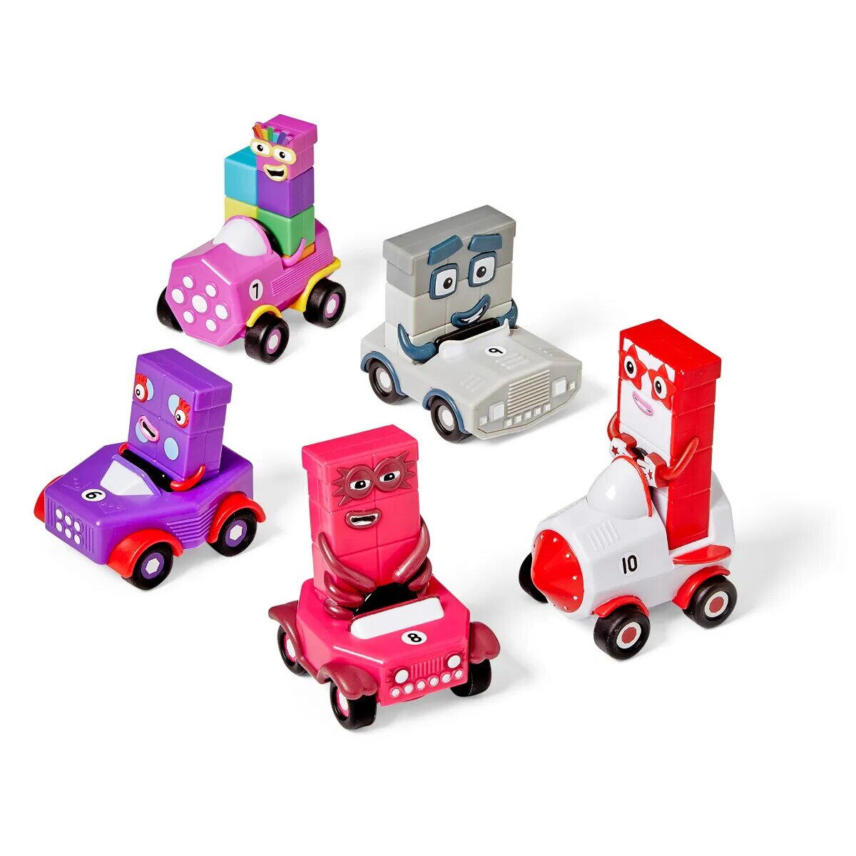 Set mini vehicule Numberblocks - De la 6 la 10