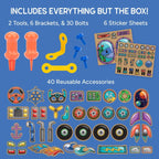 Set de creatie Boxineers™ - Vehicule din carton