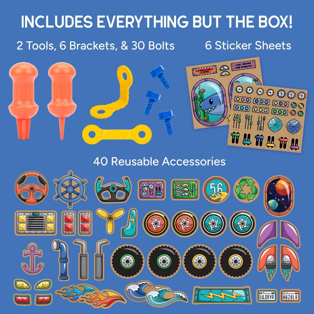 Set de creatie Boxineers™ - Vehicule din carton