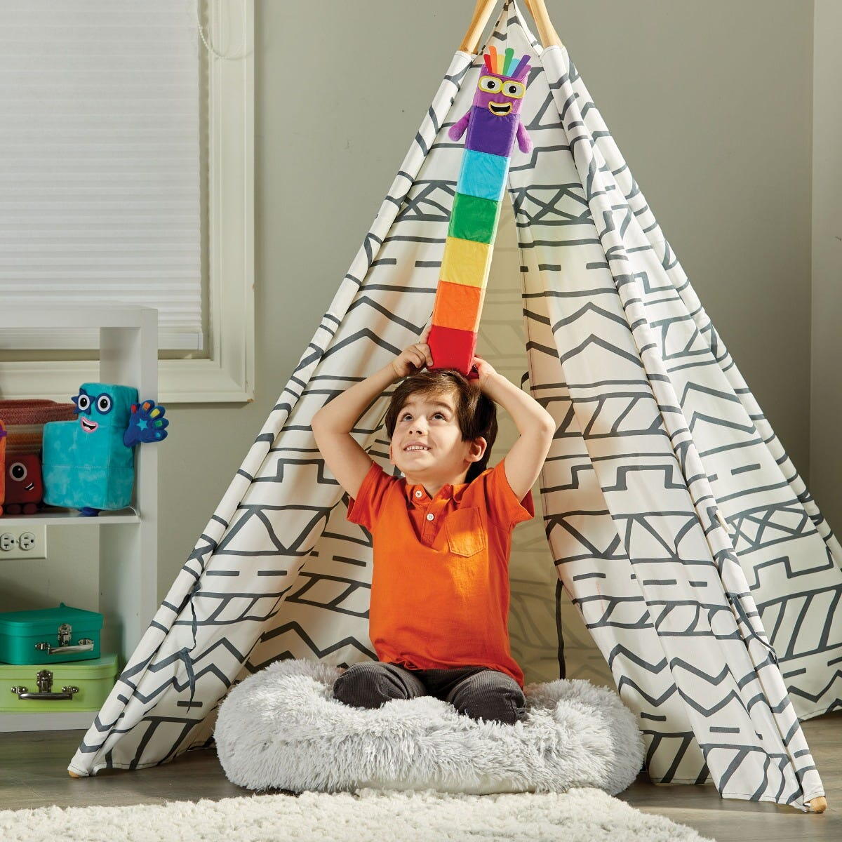 Mascota din plus Numberblocks - Sapte