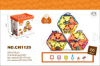 Joc magnetic - Parcarea masinutelor 66 piese (7.5 cm)