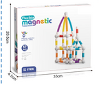 Set de constructie STEM magnetic -  Tuburi flexibile (57 piese)