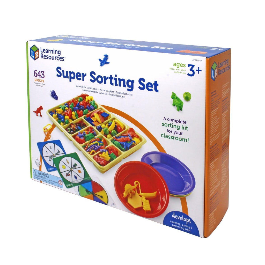 Kit educational complet pentru sortare - 600+ piese si activitati pentru copii